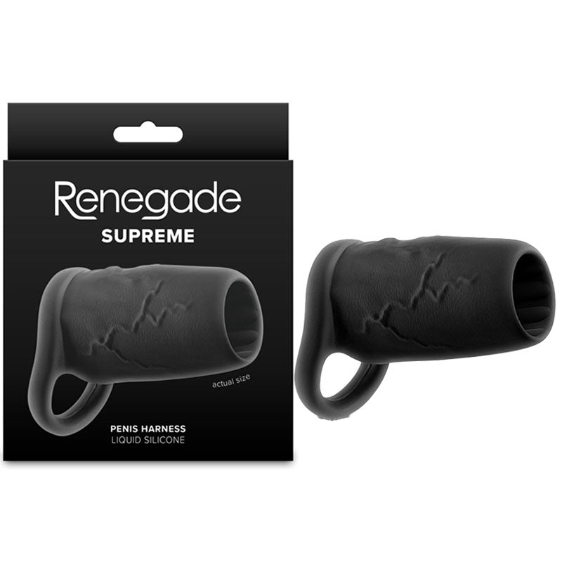Renegade Supreme - Black Penis Sleeve - SLEEVES