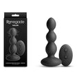 Renegade Valor Black USB Rechargeable Vibrating Anal Beads Wireless Remote - ANAL TOYS
