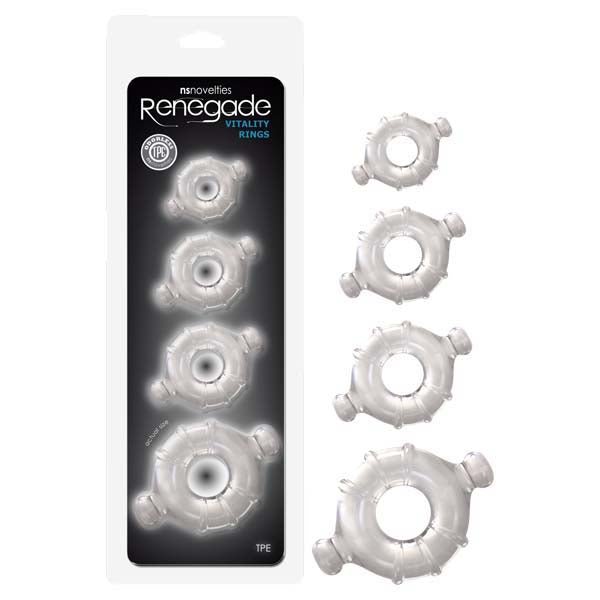 Renegade Vitality Rings - Set of 4 Sizes Success - COCK RINGS