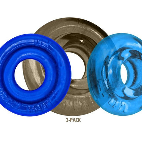 RimRingz 3 Pc Multi Size Blue - Naughty by Nature Adult Store
