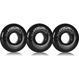 Ringer Cockring 3 Pc Black - Adult Toys