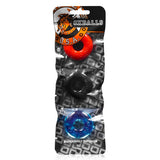 Ringer Cockring 3 Pc Multicolor - Adult Toys