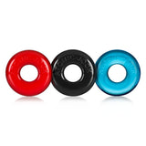 Ringer Cockring 3 Pc Multicolor - Adult Toys