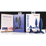 Ring'n'Rear Dual Thrusting Anal Probe with Cockring and Remote - Adult Toys