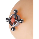 Rings Of Fire Stainless Steel Nipple Press Set - Adult Toys