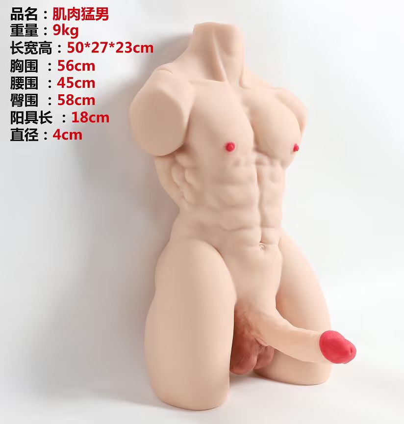 Male Sex Doll Torso – Realistic Half Body (7.6kg)