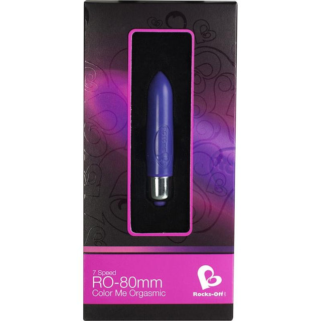 RO - 80mm 7 Speed Colour Me Orgasmic Vibrating Bullet - Adult Toys