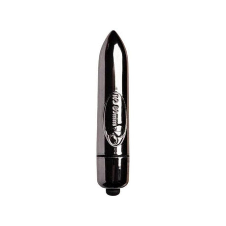 RO - 80mm 7 Speed Midnight Metal Vibrating Bullet - Adult Toys