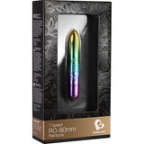 RO - 80mm 7 Speed Rainbow Vibrating Bullet - Adult Toys
