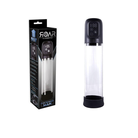 Roar - Clear 20 cm USB Rechargeable Penis Pump - PUMPS