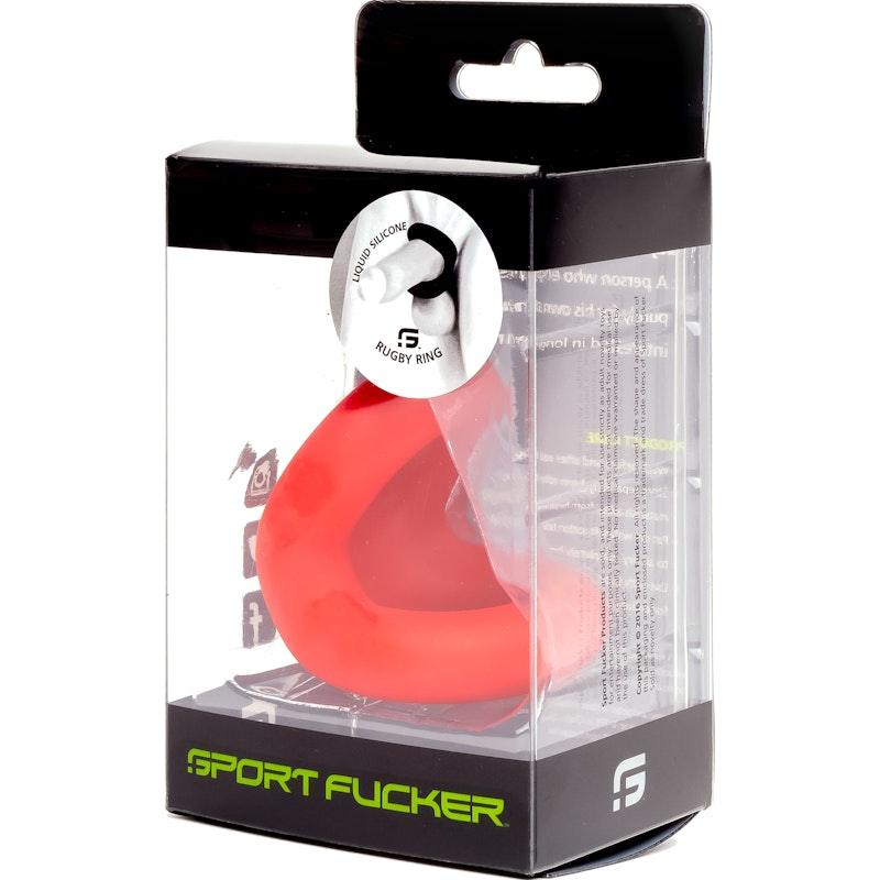 Rugby Ring By Sport Fucker Red - Adult Toys