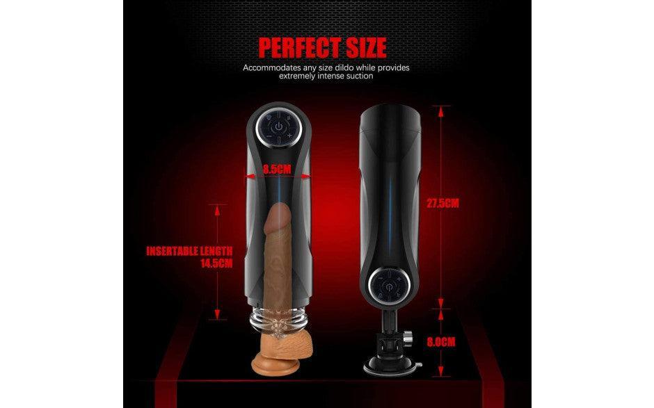 S - Hande Elisa Hands Free Auto Stroker – Thrusting Male Masturbator - Adult Toys
