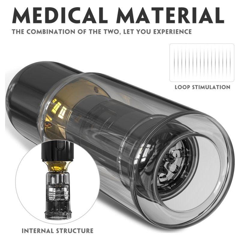 S - Hande Owen Auto Sucking & Rotating Stroker – 9 Vibration Modes - Adult Toys