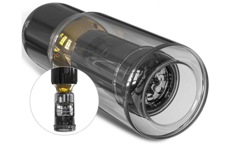 S - Hande Owen Auto Sucking & Rotating Stroker – 9 Vibration Modes - Adult Toys