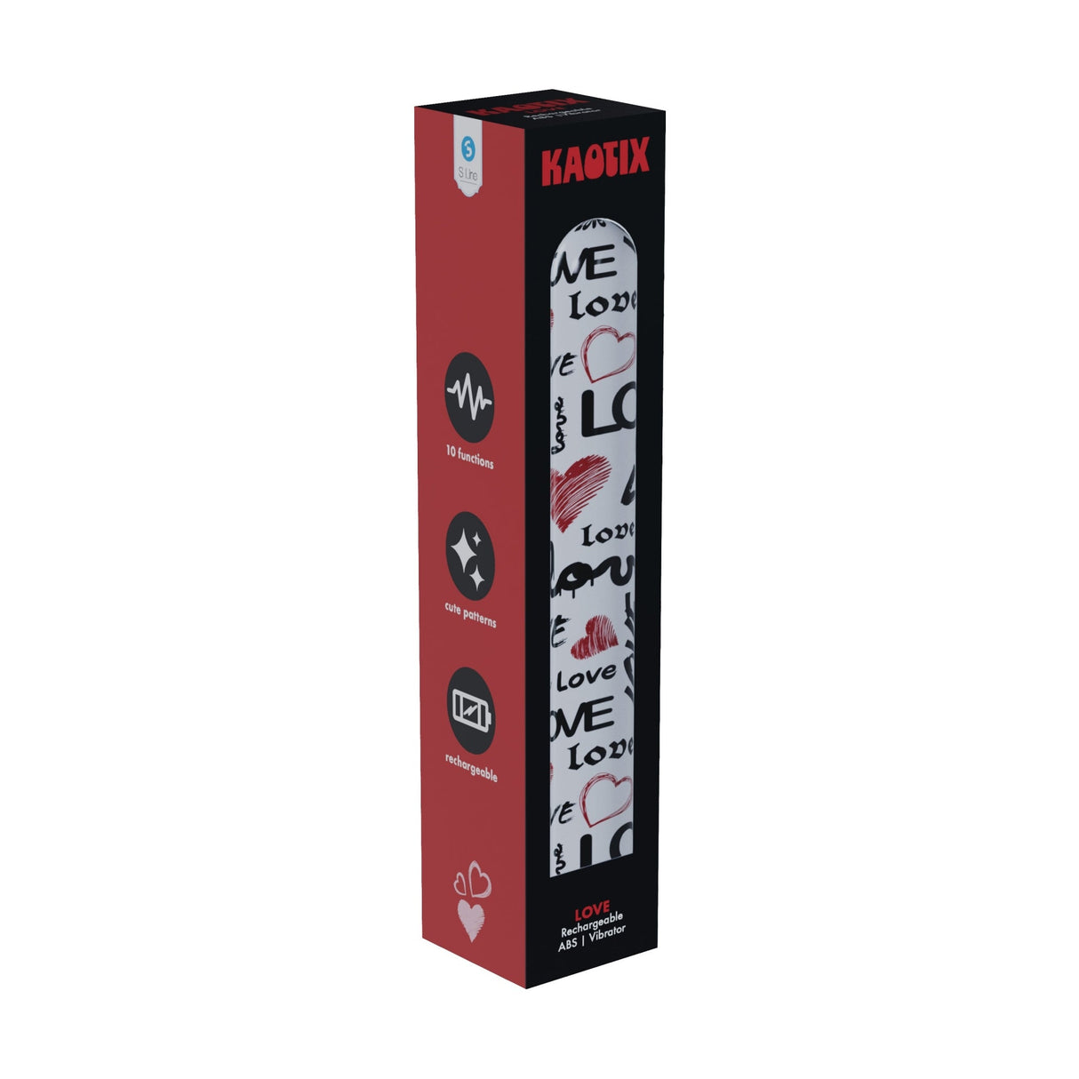 S Line Kaotix USB Rechargeable Vibrators Display Box Counter Display 4x5 - VIBRATORS