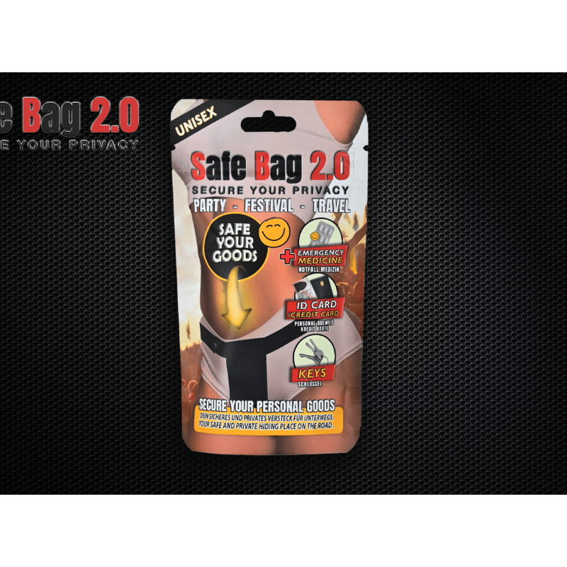 Safe Bag 2.0 Black Medium - Adult Toys