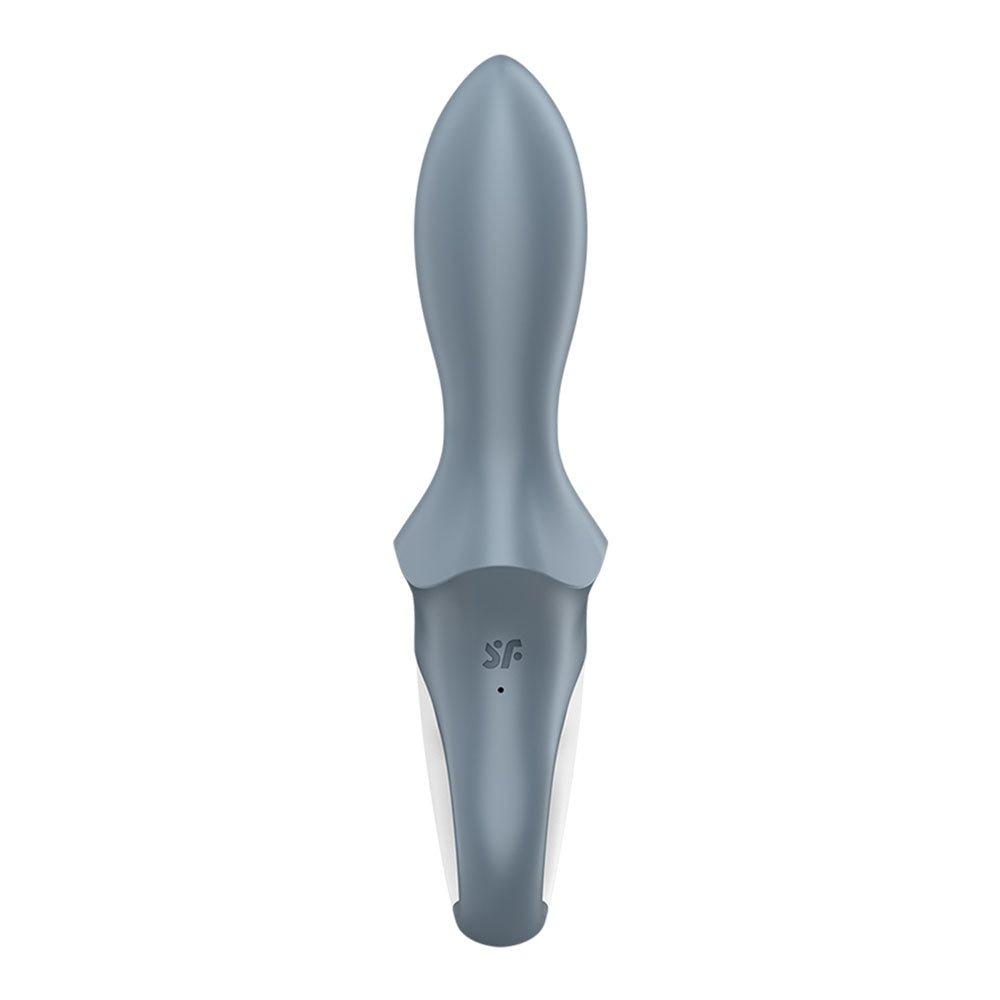 Satisfyer Air Pump Booty 1 - Grey Inflatable Anal Vibrator - Naughty by Nature Adult Store