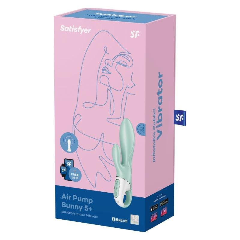 Satisfyer Air Pump Bunny 5+ Mint - Adult Toys