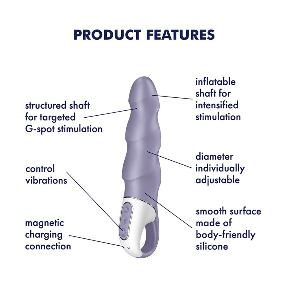 Satisfyer Air Pump Vibrator 1 - Inflatable Vibrator - VIBRATORS - PREMIUM - Naughty by Nature Adult Store