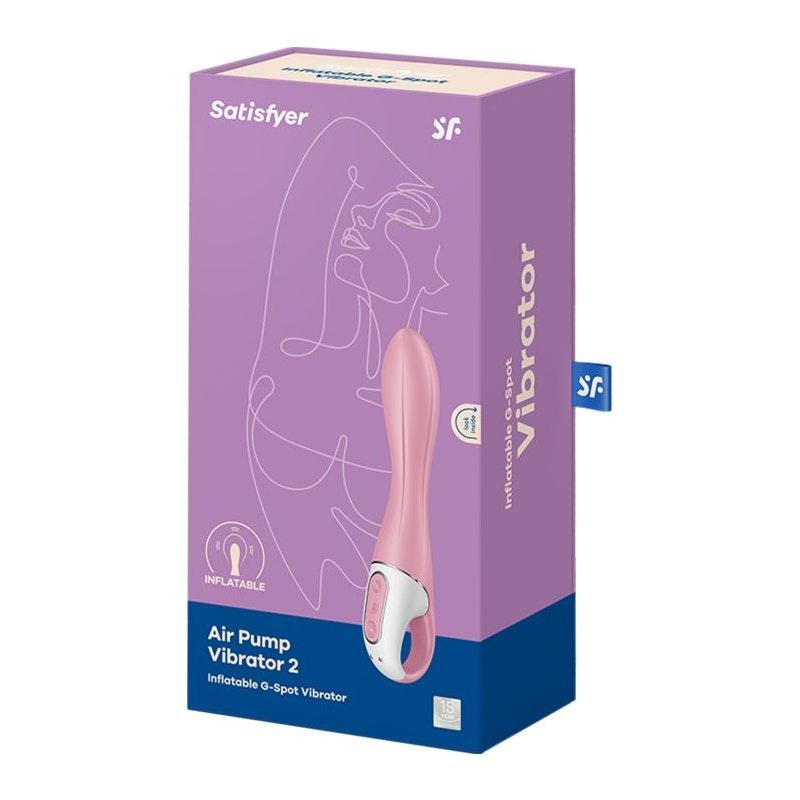 Satisfyer Air Pump Vibrator 2 Light Red - Adult Toys