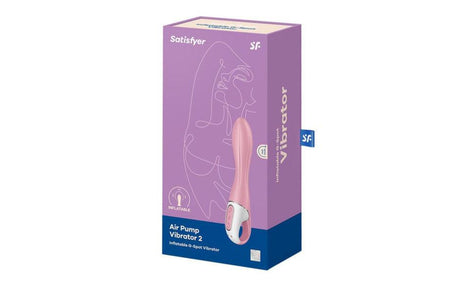 Satisfyer Air Pump Vibrator 2 Light Red - Adult Toys