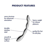 Satisfyer Cosmic Crest 2 Metal Dildo - Adult Toys
