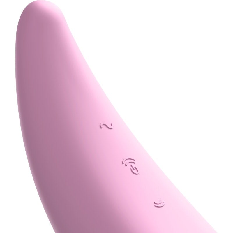 Satisfyer Curvy 3+ App Enabled Air - Pulse Clitoral Vibrator - Pink - Adult Toys