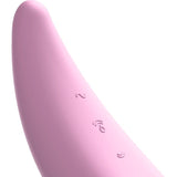 Satisfyer Curvy 3+ App Enabled Air - Pulse Clitoral Vibrator - Pink - Adult Toys