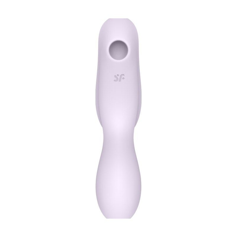 Satisfyer Curvy Trinity 2 Insertable Air Pulse Vibrator Violet - Adult Toys