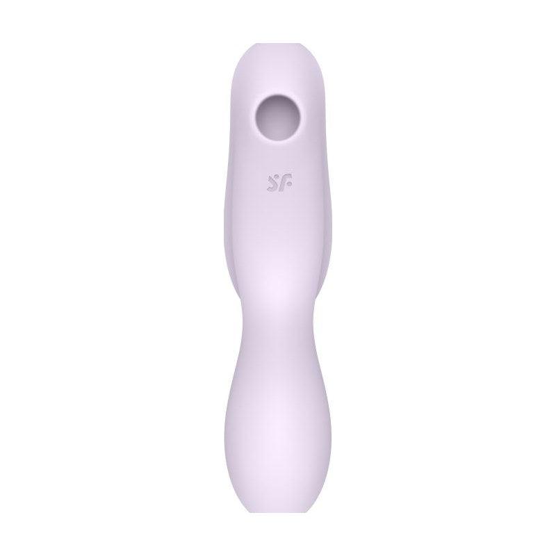 Satisfyer Curvy Trinity 2 Insertable Air Pulse Vibrator Violet - Naughty by Nature Adult Store