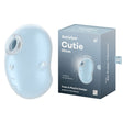 Satisfyer Cutie Ghost - Blue - Blue USB Rechargeable Air Pulse Stimulator - AIR PULSATION - PREMIUM