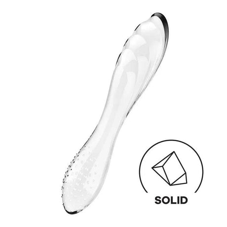 Satisfyer Dazzling Crystal 1 - Clear - GLASS TOYS - PREMIUM