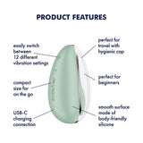 Satisfyer Drop To Go - Mint Green Clitoral Stimulator - STIMULATORS - PREMIUM