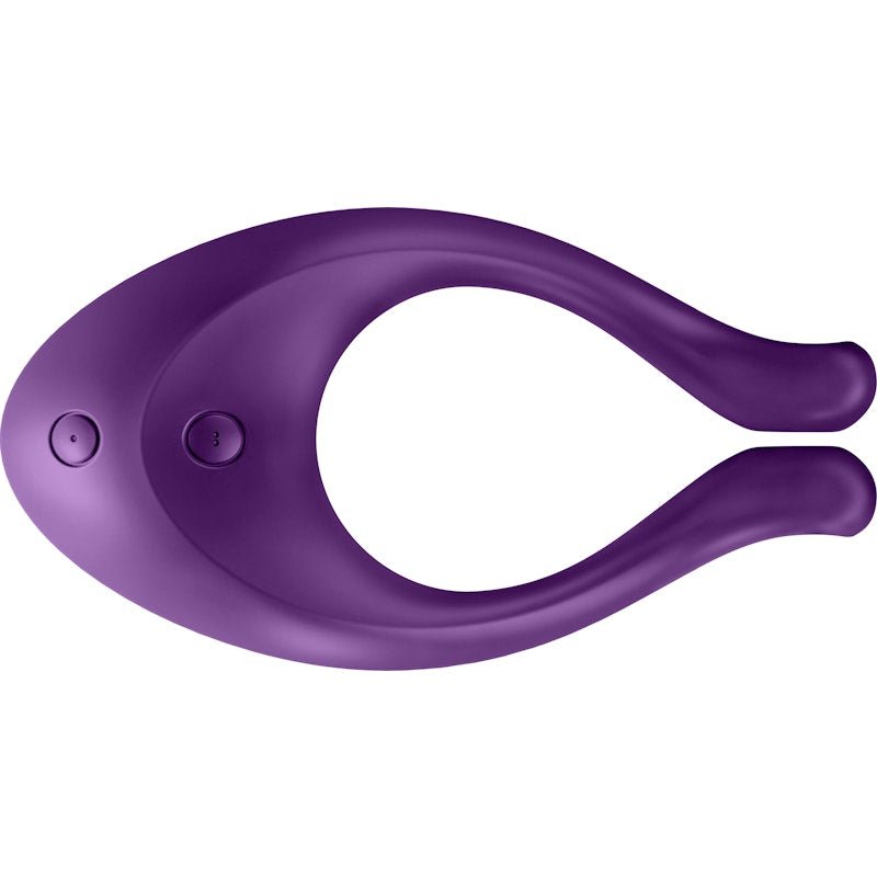 Satisfyer Endless Love Lilac - Rechargeable Silicone Couple Vibrator - Adult Toys