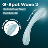 Satisfyer G - Spot Wave 2 - Ice Blue Flicking Tip Vibrator - VIBRATORS - PREMIUM