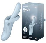 Satisfyer Heat Flex 4 - Blue Rechargeable Heating Vibrator - VIBRATORS - PREMIUM