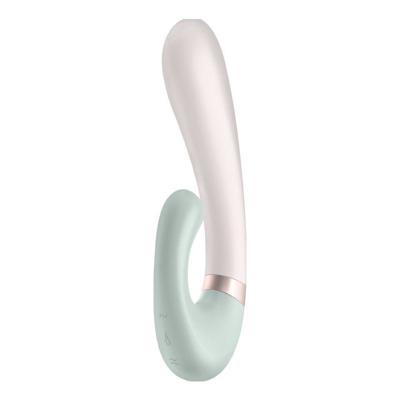Satisfyer Heat Wave Connect App Warming Rabbit Vibrator Mint - Adult Toys