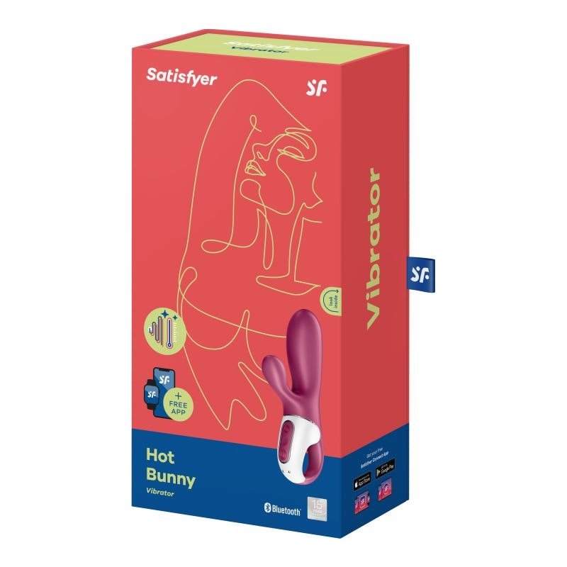 Satisfyer Hot Bunny Connect App Warming Vibrator - Adult Toys