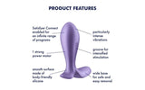 Satisfyer Intensity Plug Purple - Adult Toys