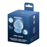 Satisfyer Jelly - cious - Blue USB Rechargeable Air Pulse Stimulator - AIR PULSATION