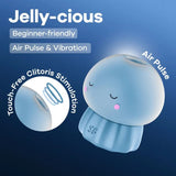 Satisfyer Jelly - cious - Blue USB Rechargeable Air Pulse Stimulator - AIR PULSATION