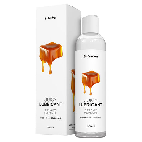 Satisfyer Juicy Creamy Caramel Water - Based Personal Lubricant – 300ml - LUBES - LOCAL