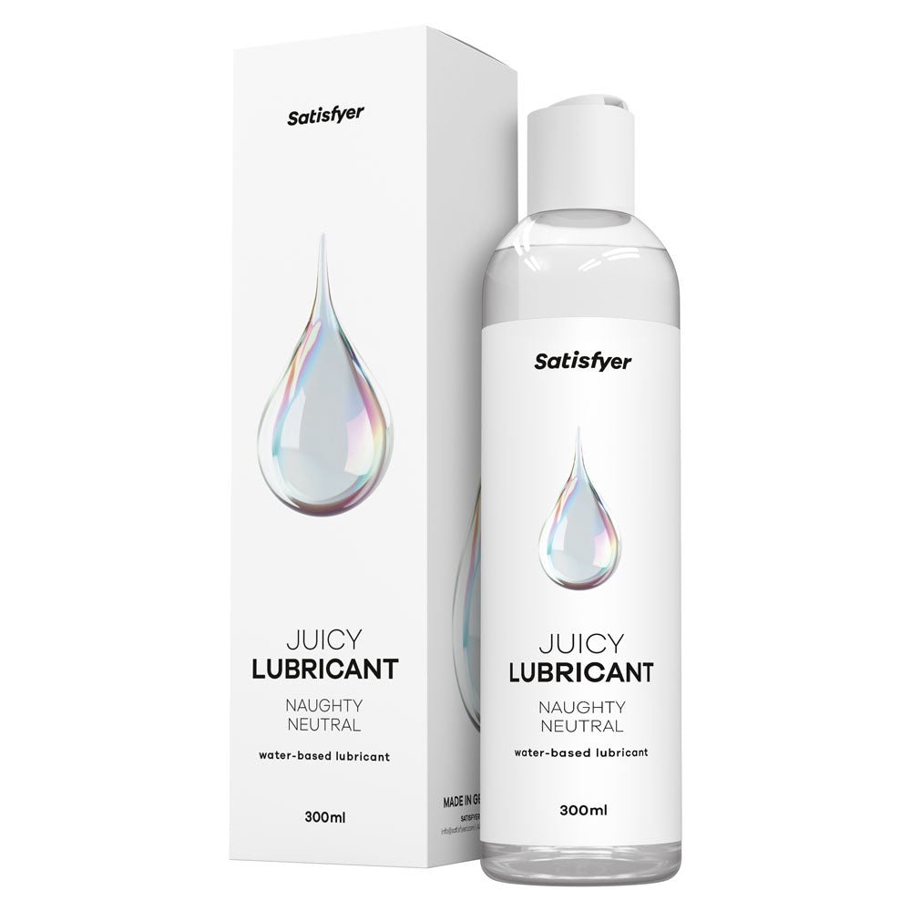 Satisfyer Juicy Water Based Lubricant – Unscented Neutral Lube, 300ml - LUBES - LOCAL