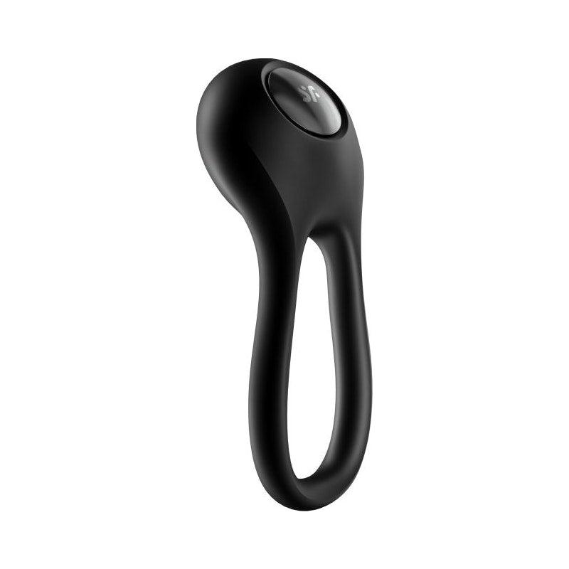 Satisfyer Majestic Duo Double Cockring | Rechargeable Silicone - Black - Adult Toys