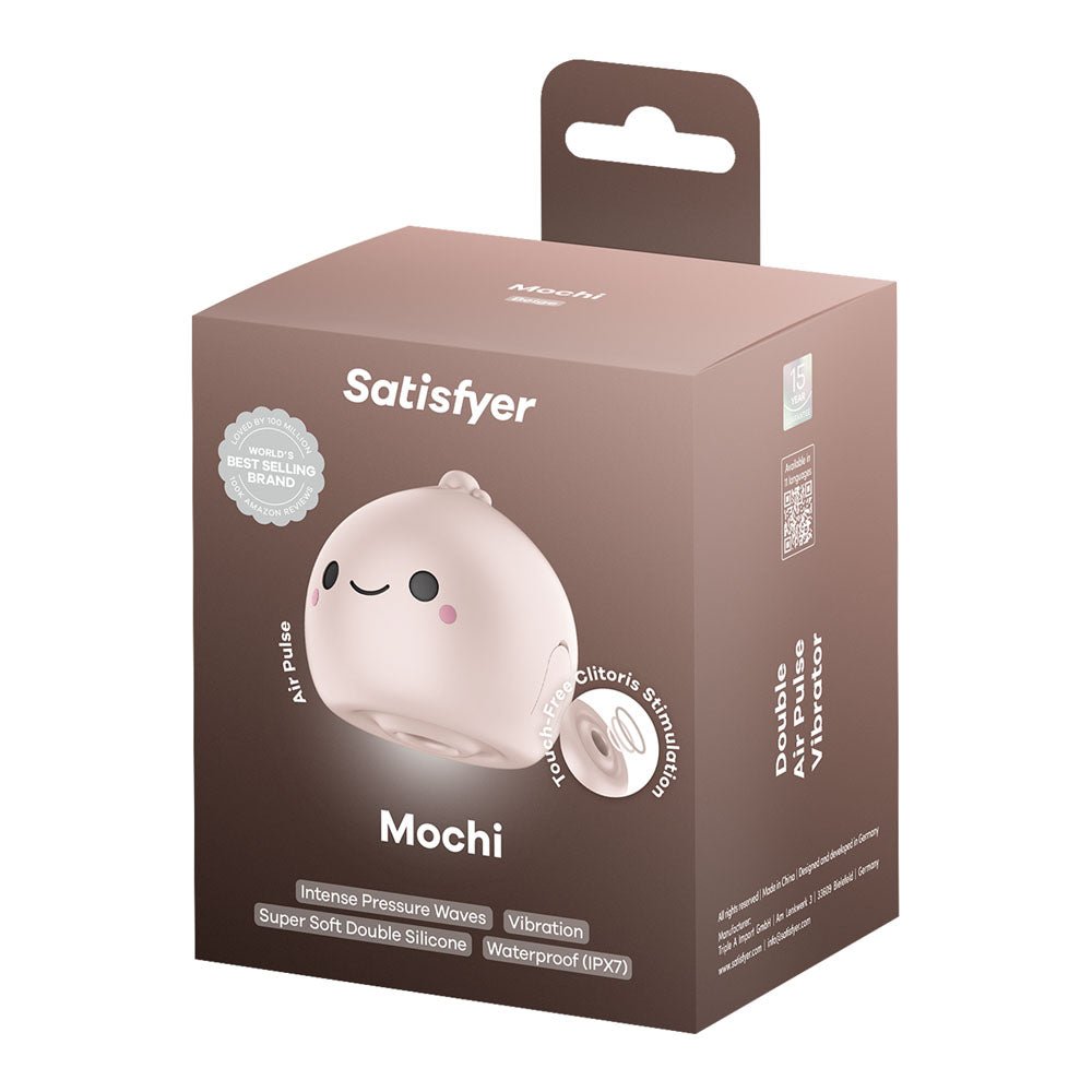 Satisfyer Mochi - Beige Air Pulse Stimulator - AIR PULSATION - PREMIUM