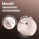 Satisfyer Mochi - Beige Air Pulse Stimulator - AIR PULSATION - PREMIUM