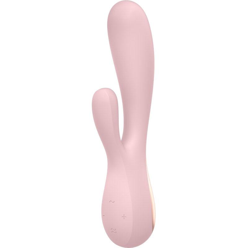 Satisfyer Mono Flex Dual Motor Connect App Vibrator Mauve - Adult Toys