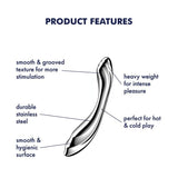Satisfyer Pure Gravity 2 Metal Dildo - Adult Toys