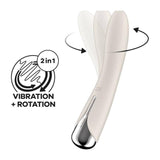 Satisfyer Spinning Vibe 1 Beige - Adult Toys