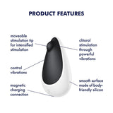 Satisfyer Spot On 3 - Black USB Rechargeable Stimulator - STIMULATORS - PREMIUM